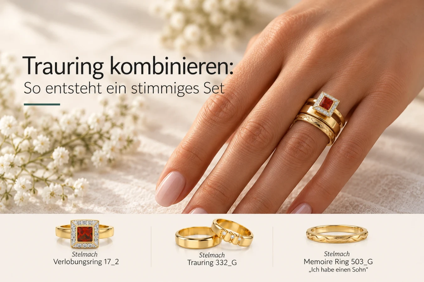 Trauring kombinieren: So entsteht ein stimmiges Set